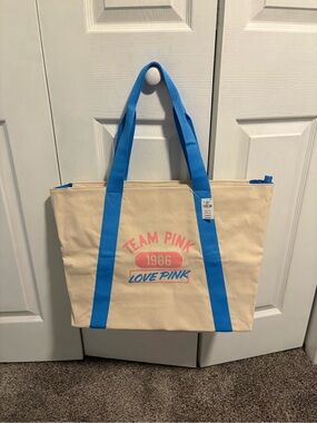 NWT Victoria’s Secret Team PINK Canvas Tote